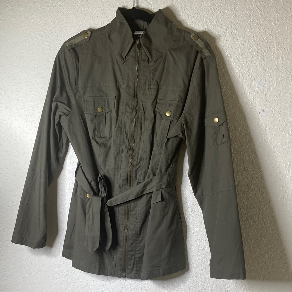 mark. Olive Green Women's Utility Jacket